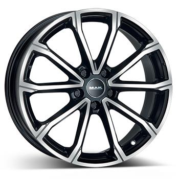 MAK DAVINCI BLACK MIRROR 7x17 5/108 ET47 CB63.4