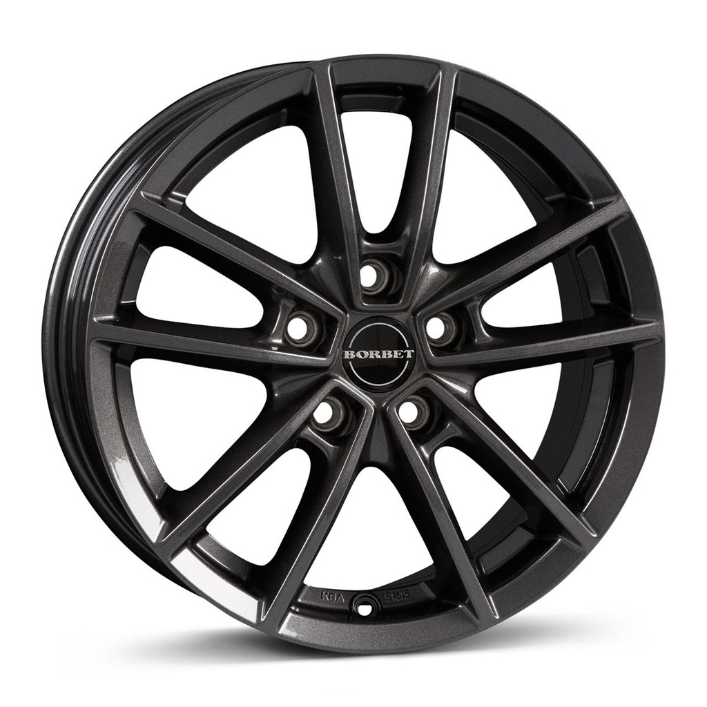 BORBET W MISTRAL ANTRACITE GLOSSY 6.5x16 5/112 ET45 CB57.1