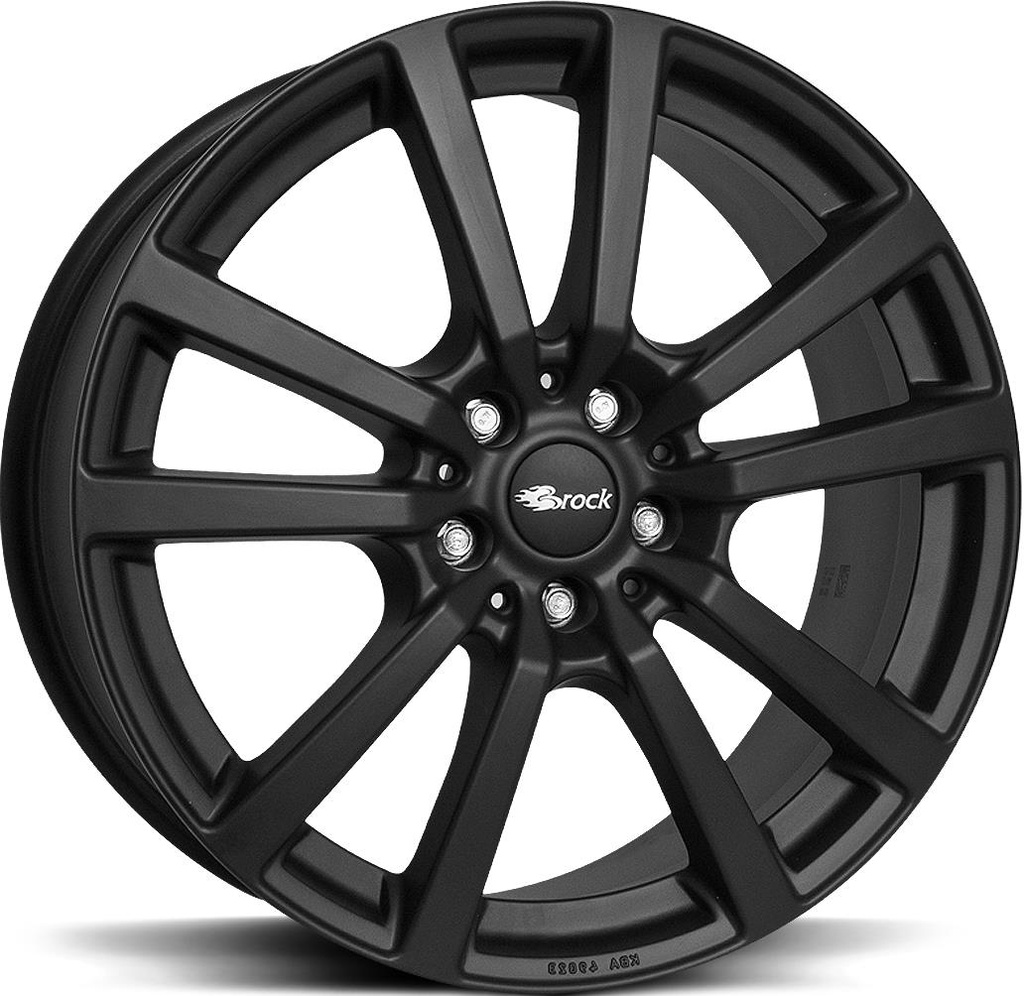 BROCK RC25T BLACK MATT 6.5x16 5/120 ET60 CB65.1