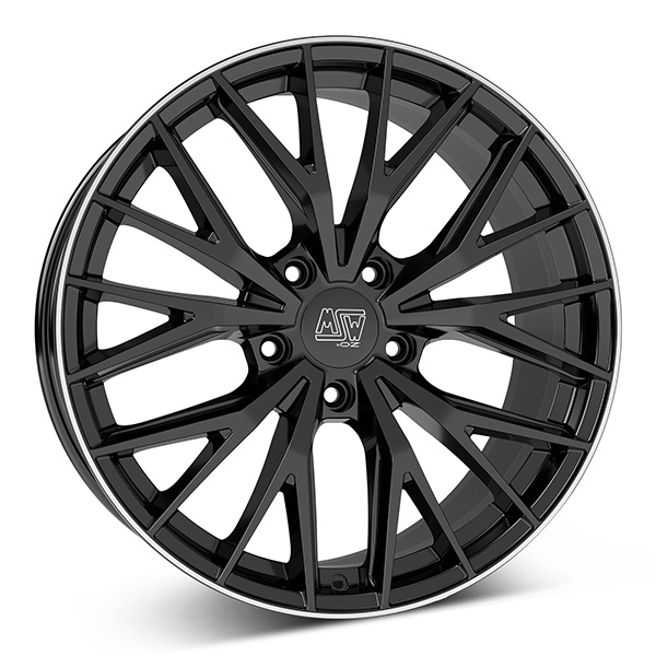 MSW 44 G.BLK/POL LIP 10x20 5/130 ET49.1 CB66.6