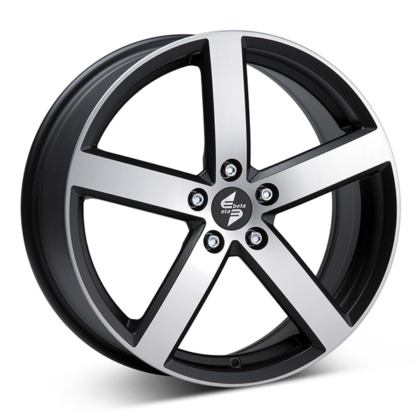 ETA BETA EROS M.BLK/POL 7x16 5/112 ET42 CB57.1