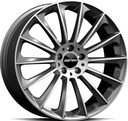 GMP STELLAR ANTHRACITE DIAMOND 7.5x17 5/112 ET45 CB66.6