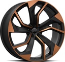 GMP REBEL SATIN BLACK BRONZE DIAMOND 8.5x21 5/114.3 ET50 CB67.1